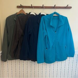 BUNDLE OF 4 Vintage Fleece Jackets (Size XL)